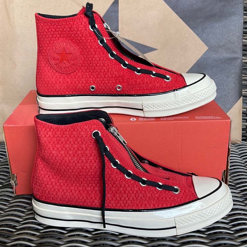 Converse Chuck 70 Zip Hi university red/black/egret WMNS